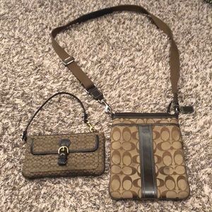 Coach wristlet AND crossbody